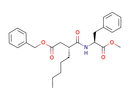 Molecular Structure of 1035610-05-9 (N-[(R)-3-benzyloxycarbonyl-2-pentylpropanoyl]-L-phenylalanine methyl ester)