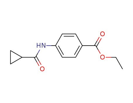Benzoic acid,4-[(cyclopropylcarbonyl)amino]-, ethyl ester cas  14372-26-0