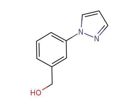 Molecular Structure of 864068-80-4 ([3-(1H-PYRAZOL-1-YL)PHENYL]METHANOL)