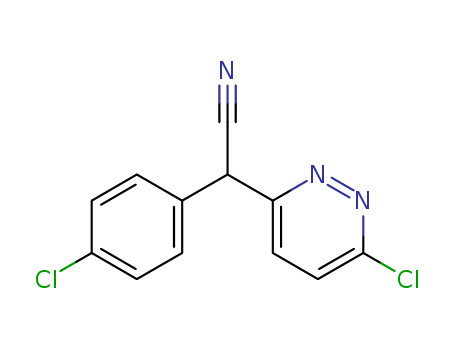 (4-Chlorophenyl)-(6-chloropyridazin-3-yl)-acetonitrile
