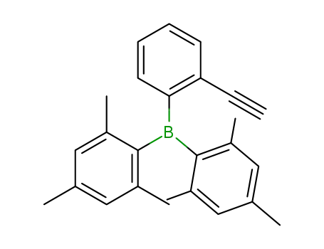 Molecular Structure of 1058722-73-8 (1-dimesitylboryl-2-ethynylbenzene)