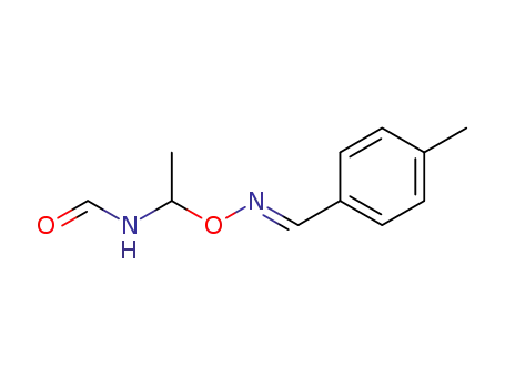 Molecular Structure of 1140531-50-5 ((E)-4-methylbenzaldehyde O-1-(N-formyl)aminoethyloxime)