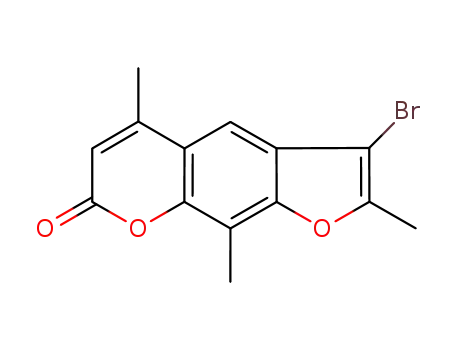 Molecular Structure of 21902-49-8 (4'-bromotrioxsalen)