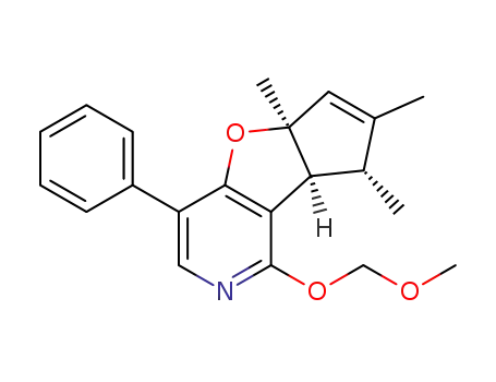 (5aS,8R,8aS)-1-(methoxymethoxy)-5a,7,8-trimethyl-4-phenyl-8,8a-dihydro-5aH-cyclopenta[4,5]furo[3,2-c]pyridine