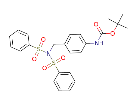 tert-butyl 4-((N-(phenylsulfonyl)phenylsulfonamido)methyl)phenylcarbamate