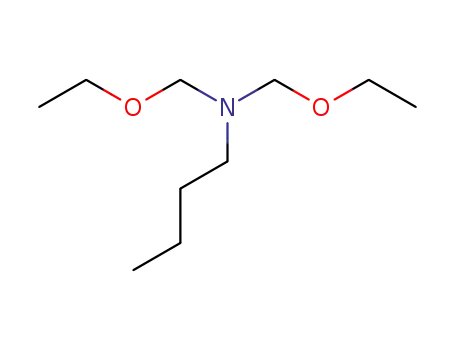 Molecular Structure of 14970-92-4 (1-Butanamine, N,N-bis(ethoxymethyl)-)