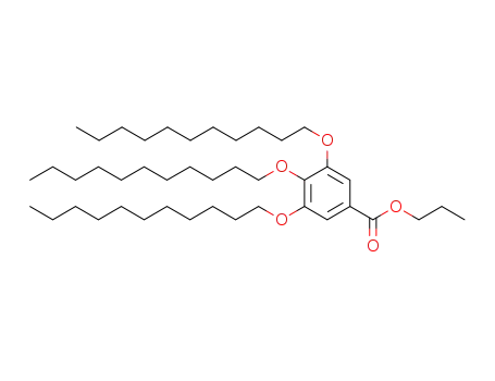 Molecular Structure of 1238341-42-8 (propyl 3,4,5-tris(undecyloxy)benzoate)