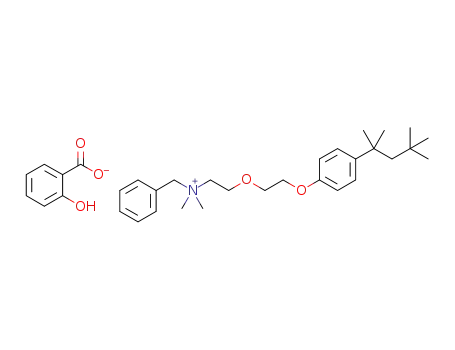 Molecular Structure of 1220976-08-8 (benzethonium salicylate)