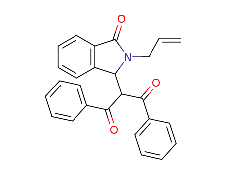 Molecular Structure of 1215178-33-8 (2-allyl-3-(1-benzoyl-2-oxo-2-phenyl-ethyl)-2,3-dihydro-isoindol-1-one)