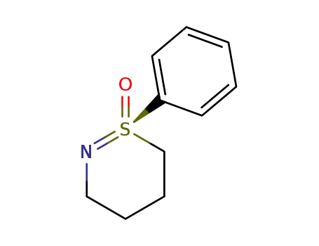 Molecular Structure of 210552-40-2 ((+)-(S)-1-Phenyl-3,4,5,6-tetrahydro[1,2]thiazin-1-oxide)