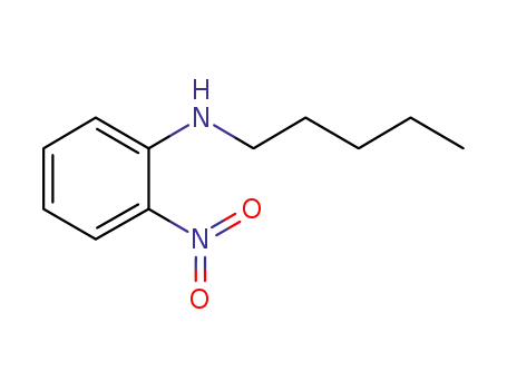 Molecular Structure of 91430-23-8 (2-nitro-N-pentylaniline)