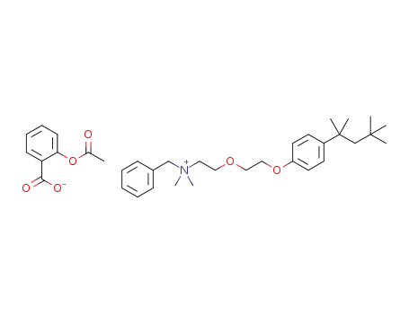 Molecular Structure of 1344649-43-9 (benzethonium acetylsalicylate)
