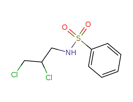 Molecular Structure of 832-42-8 (N-(2,3-dichloropropyl)benzenesulfonamide)