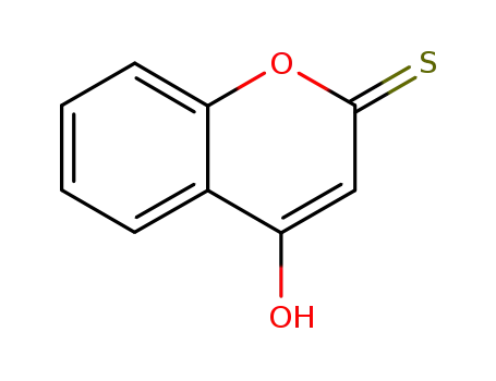 Molecular Structure of 70685-46-0 (4-hydroxy-2-deoxy-2-thiocoumarin)