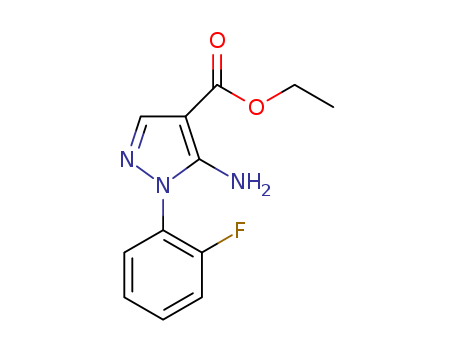 ethyl 5-amino-1-(2-fluorophenyl)pyrazole-4-carboxylate cas no. 618070-65-8 96%