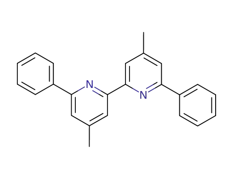 Molecular Structure of 192863-71-1 (2,2'-Bipyridine, 4,4'-dimethyl-6,6'-diphenyl-)