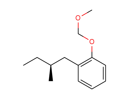 Molecular Structure of 1361331-82-9 ((S)-1-(methoxymethoxy)-2-(2-methylbutyl)benzene)