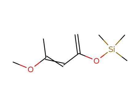 Molecular Structure of 69964-34-7 (Silane, [(3-methoxy-1-methylene-2-butenyl)oxy]trimethyl-)
