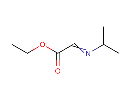 Molecular Structure of 111601-44-6 (Acetic acid, [(1-methylethyl)imino]-, ethyl ester)