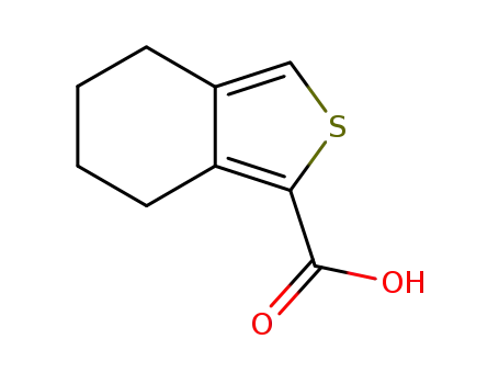 Molecular Structure of 6435-75-2 (4,5,6,7-TETRAHYDRO-2-BENZOTHIOPHENE-1-CARBOXYLIC ACID)