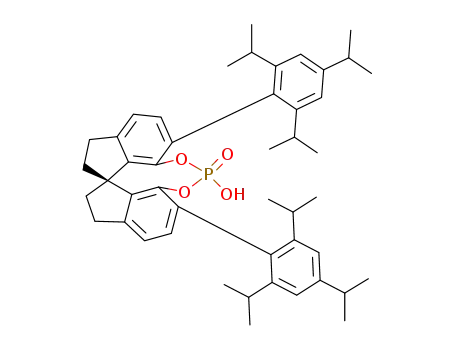 Molecular Structure of 1258276-28-6 ((11aS)-3,7-Bis[2,4,6-tris(1-methylethyl)phenyl]-10,11,12,13-tetrahydro-5-hydroxy-diindeno[7,1-de:1',7'-fg][1,3,2]dioxaphosphocin 5-oxide)