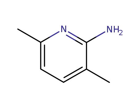 Molecular Structure of 823-61-0 (3,6-DIMETHYL-2-PYRIDINAMINE)