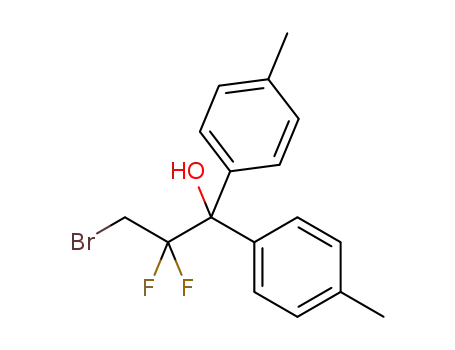 3-bromo-2,2-difluoro-1,1-bis(4-methylphenyl)propan-1-ol