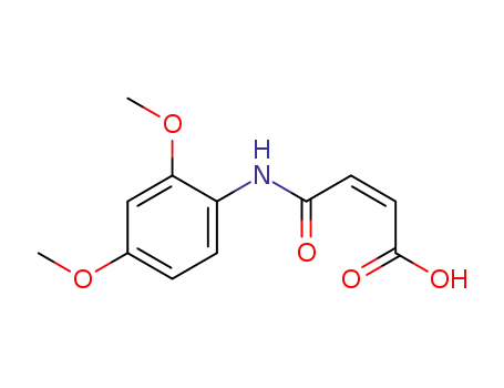 Molecular Structure of 95695-51-5 (4-(2,4-dimethoxyanilino)-4-oxo-2-butenoic acid)