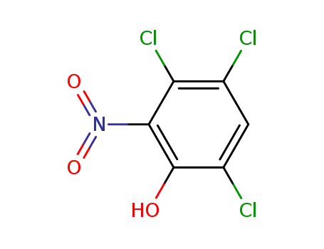 Molecular Structure of 82-62-2 (3,4,6-TRICHLORO-2-NITROPHENOL)