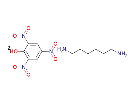 Molecular Structure of 80063-88-3 (1,6-Hexanediamine, compd. with 2,4,6-trinitrophenol (1:2))