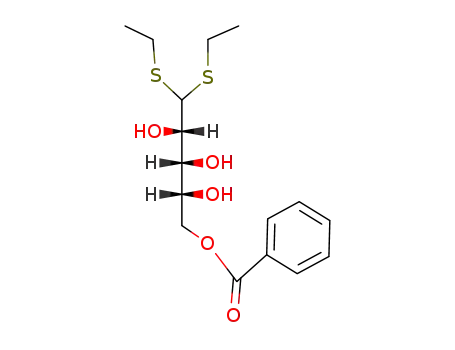 [5,5-Bis(ethylsulfanyl)-2,3,4-trihydroxypentyl] benzoate