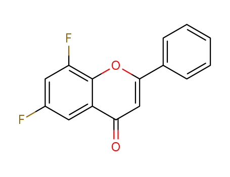 Molecular Structure of 70460-20-7 (6,8-difluoro-2-phenyl-4H-chromen-4-one)