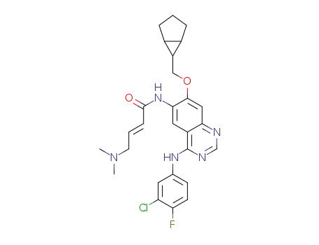 (E)-N-(7-((bicyclo[3.1.0]hexan-6-yl)methoxy)-4-(3-chloro-4-fluorophenylamino)quinazolin-6-yl)-4-(dimethylamino)but-2-enamide