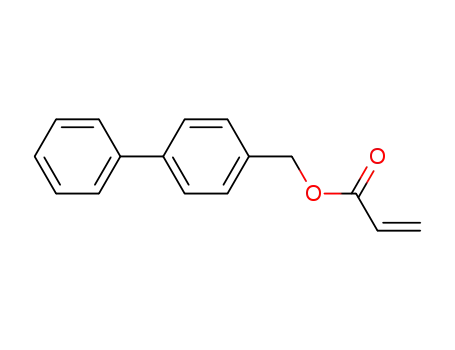 Molecular Structure of 54140-58-8 ((1,1′-biphenyl)-4-ylmethyl acrylate)