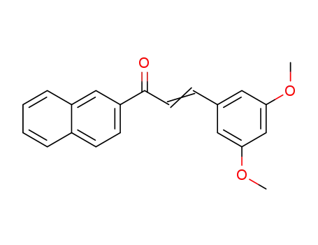 Molecular Structure of 175205-23-9 (3-(3,5-DIMETHOXYPHENYL)-1-(2-NAPHTHYL)PROP-2-EN-1-ONE)