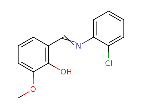 Phenol, 2-[[(2-chlorophenyl)imino]methyl]-6-methoxy-