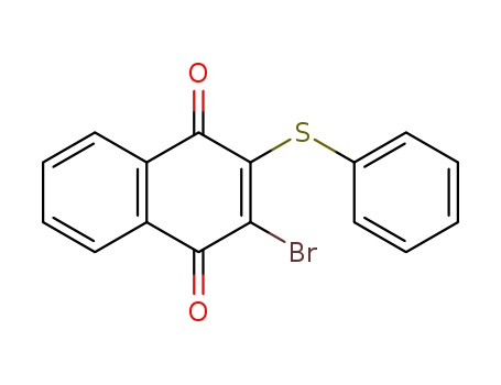 1,4-Naphthalenedione,2-bromo-3-(phenylthio)- cas  3114-98-5