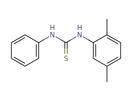 Molecular Structure of 6311-53-1 (1-(2,5-dimethylphenyl)-3-phenylthiourea)