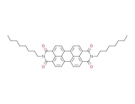 Molecular Structure of 78151-58-3 (N,N'-DIOCTYL-3,4,9,10-PERYLENEDICARBOXIMIDE)