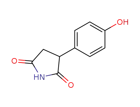 Molecular Structure of 32856-94-3 (5-(4-Hydroxy Phenyl) Hydantion)
