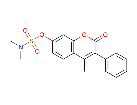 Molecular Structure of 1501945-40-9 (4-methyl-2-oxo-3-phenyl-2H-chromen-7-yl dimethylsulfamate)