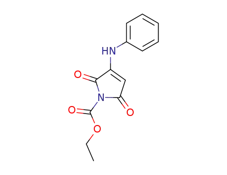 Molecular Structure of 69581-53-9 (1-ethoxycarbonyl-3-phenylamino-maleimide)