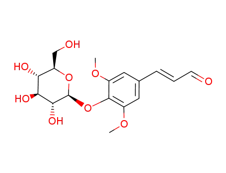 Molecular Structure of 154461-65-1 (Sinapaldehyde glucoside)