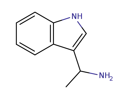 Molecular Structure of 19955-83-0 (1-(1H-INDOL-3-YL)-ETHYLAMINE)