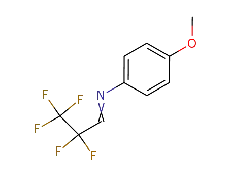 (1E)-2,2,3,3,3-Pentafluoro-N-(4-methoxyphenyl)propan-1-imine