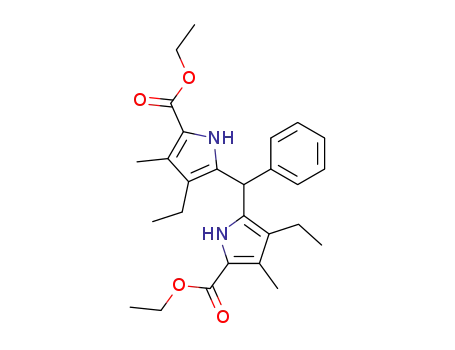 Diethyl 3,7-diethyl-2,8-dimethyl-5-phenyldihydrodipyrrin-1,9-dicarboxylate