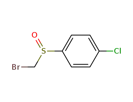 Molecular Structure of 38325-81-4 (Benzene, 1-[(bromomethyl)sulfinyl]-4-chloro-)