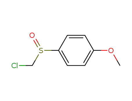Molecular Structure of 7205-92-7 (Benzene, 1-[(chloromethyl)sulfinyl]-4-methoxy-)