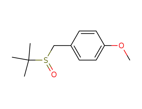 Molecular Structure of 178549-33-2 (Benzene, 1-[[(1,1-dimethylethyl)sulfinyl]methyl]-4-methoxy-)