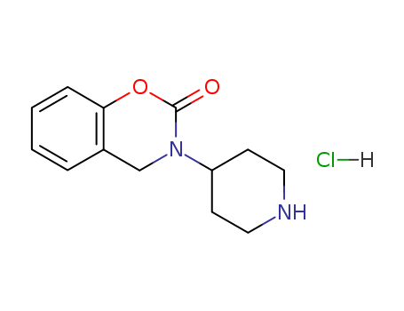 2H-1,3-Benzoxazin-2-one,3,4-dihydro-3-(4-piperidinyl)-,hydrochloride